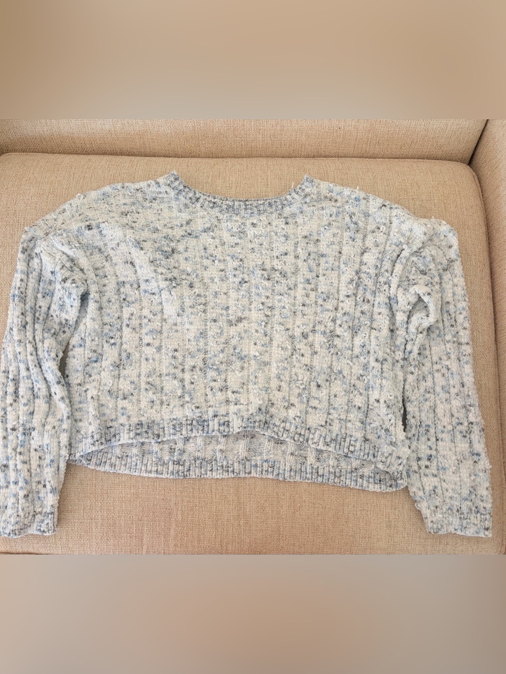 Francesca's Textured Sweater, Slightly Oversized